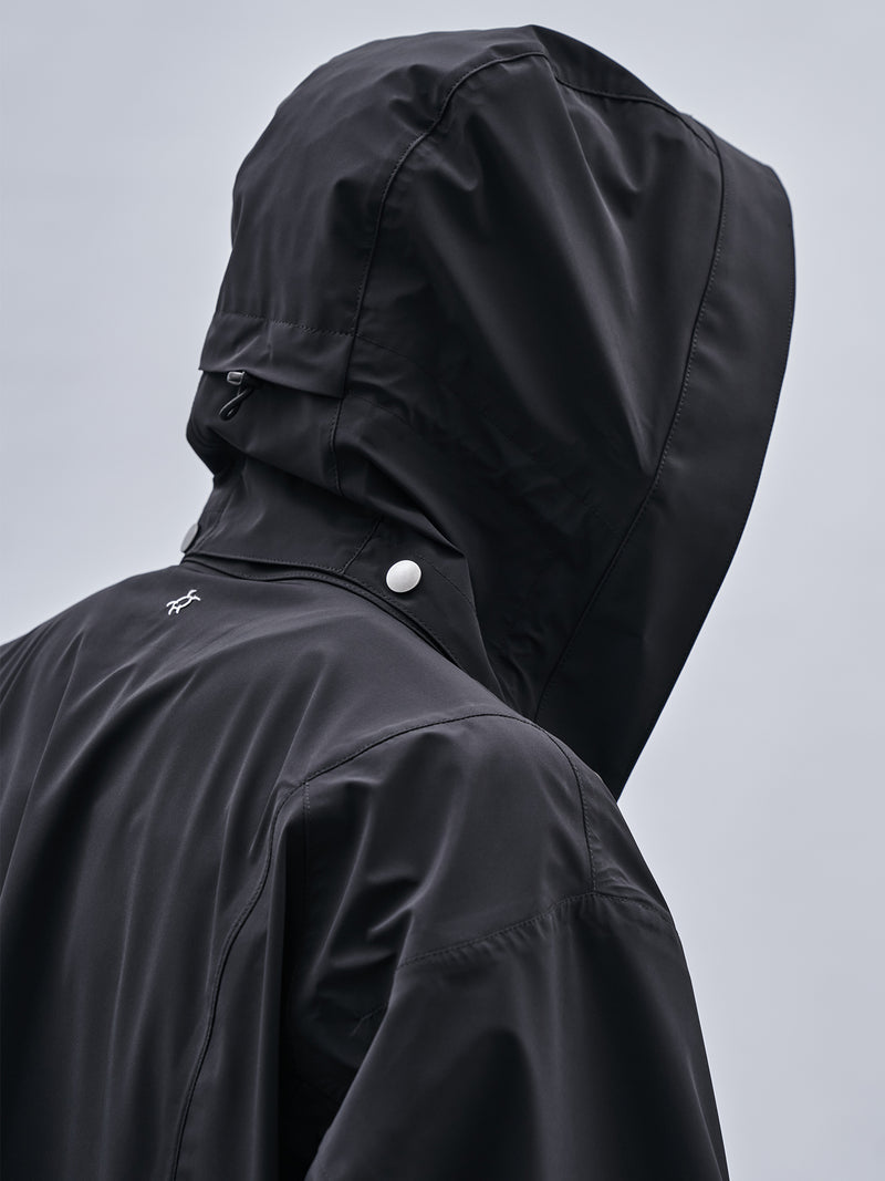unai adjustable coat graphene black