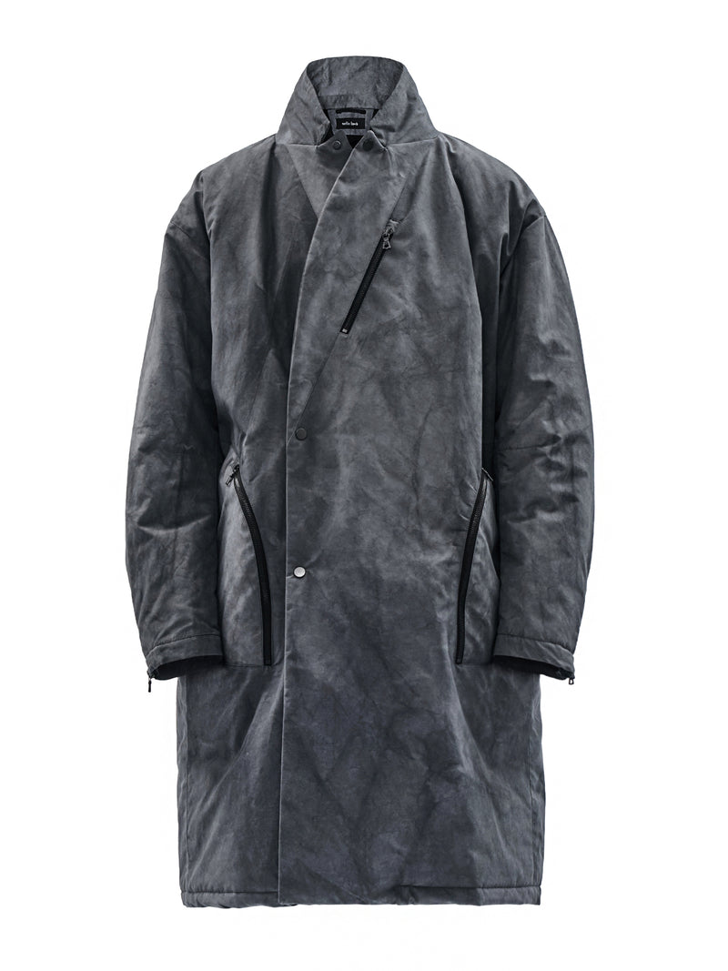 arima coat cold dyed grey