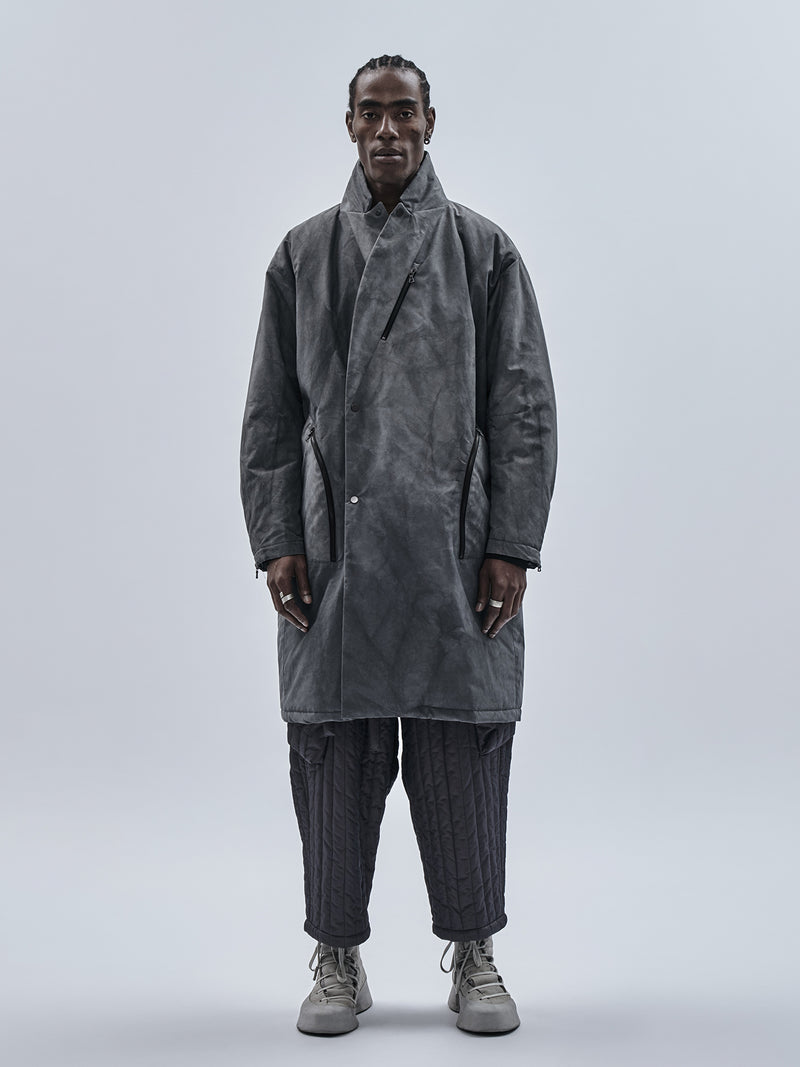 arima coat cold dyed grey