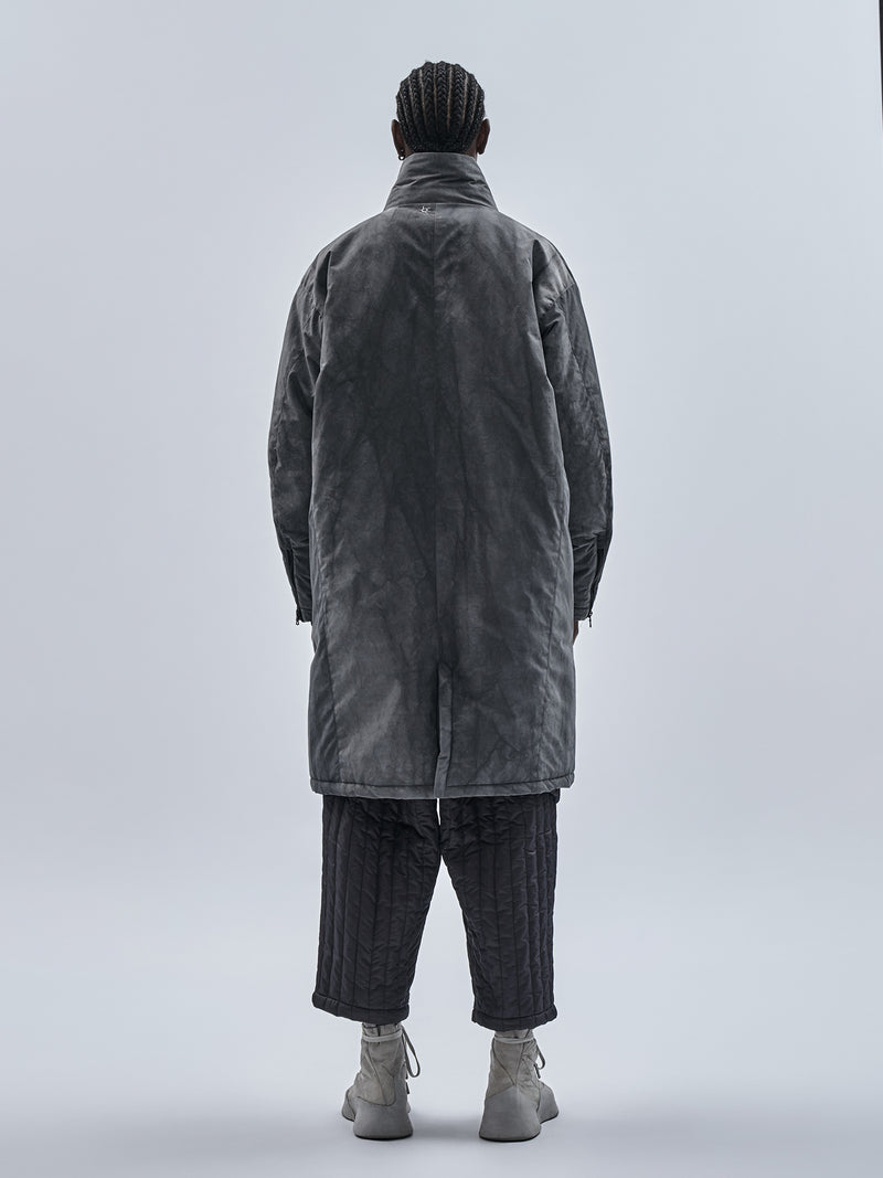 arima coat cold dyed grey