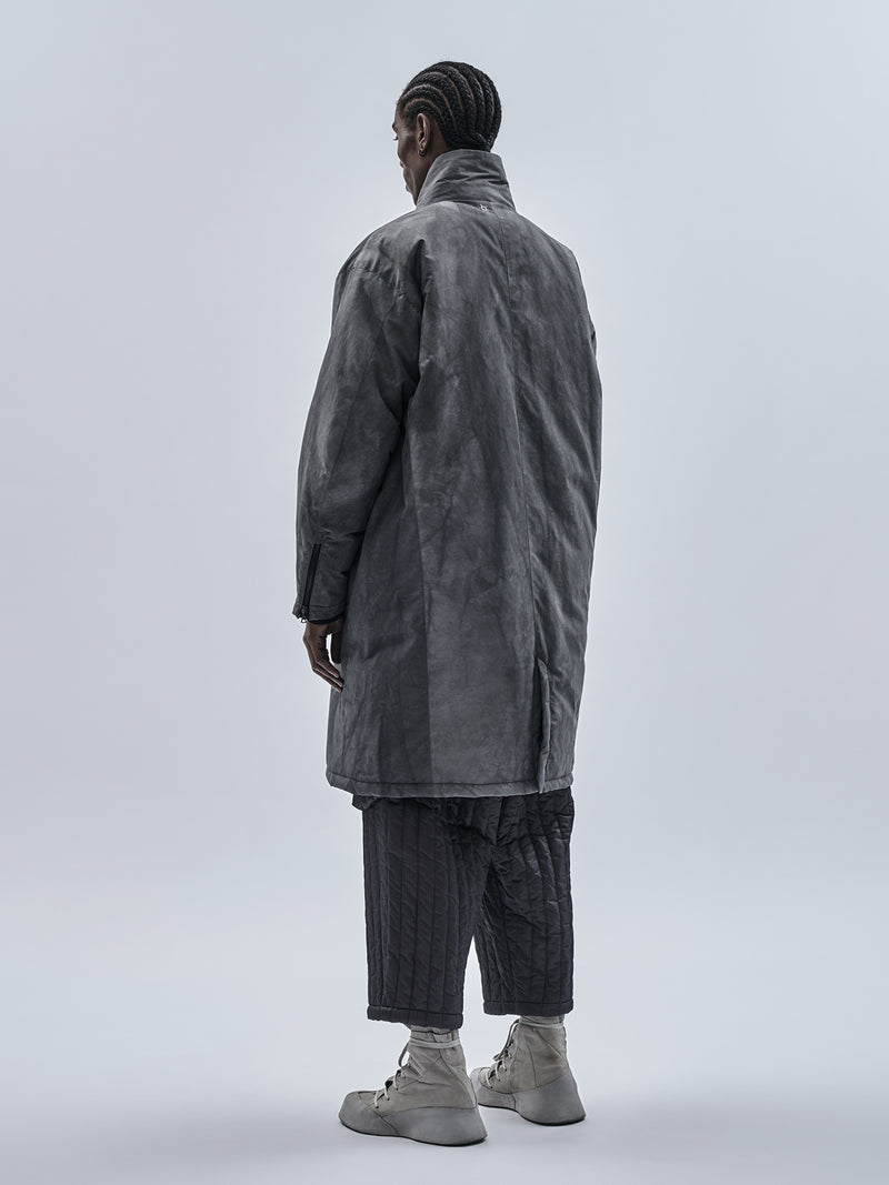 arima coat cold dyed grey