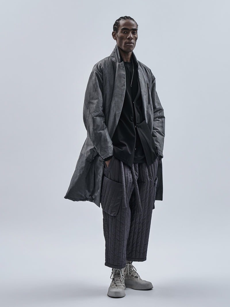 arima coat cold dyed grey