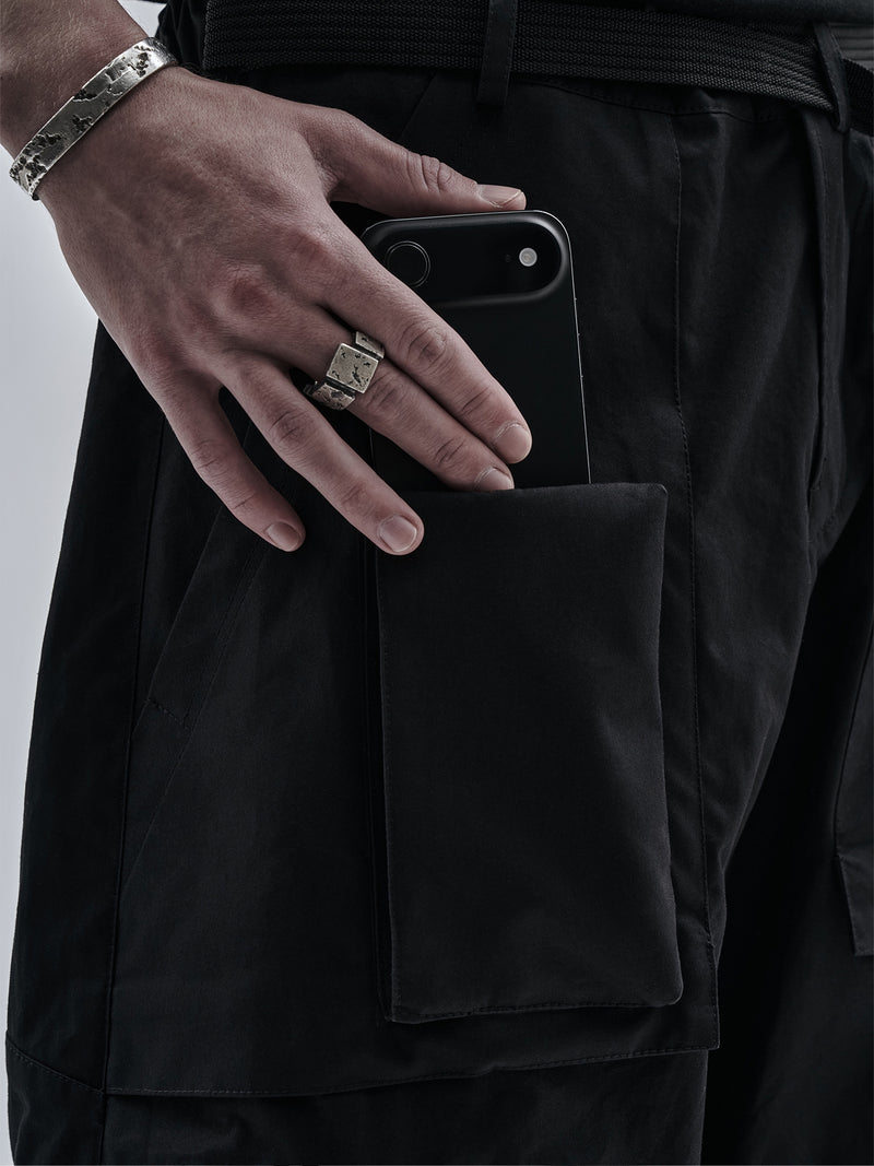 aroka cargo pants black