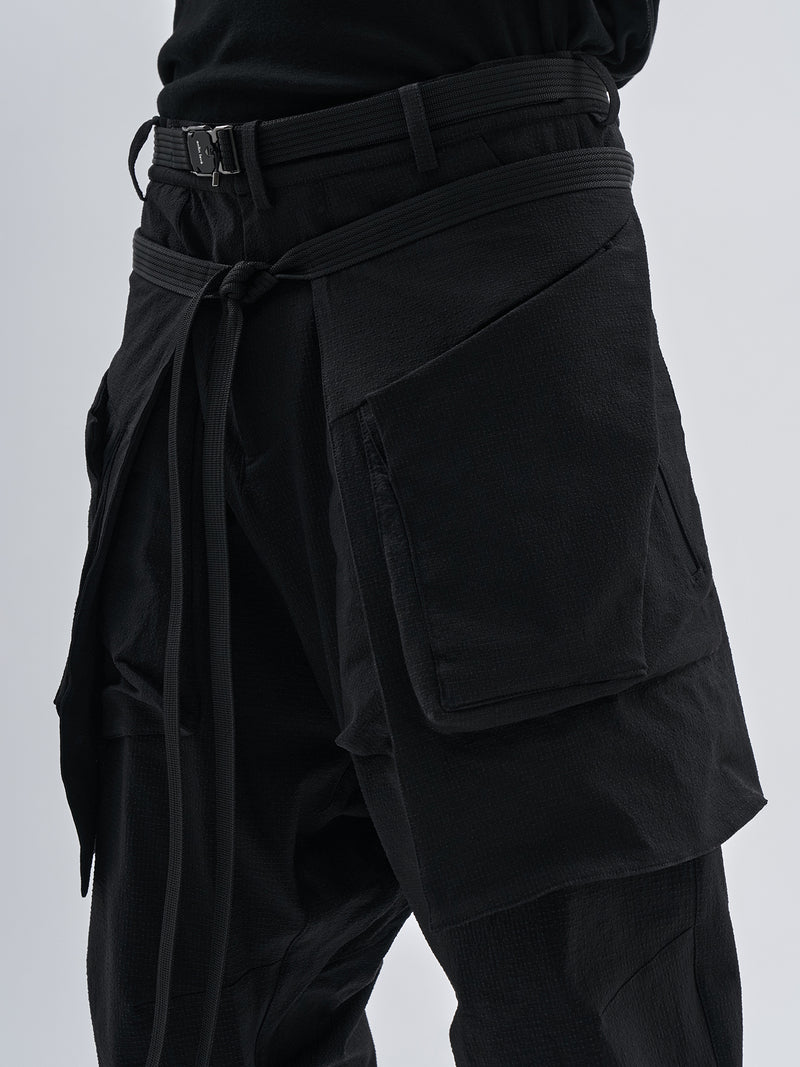 berrin cargo pants ripstop dyneema black – enfin levé