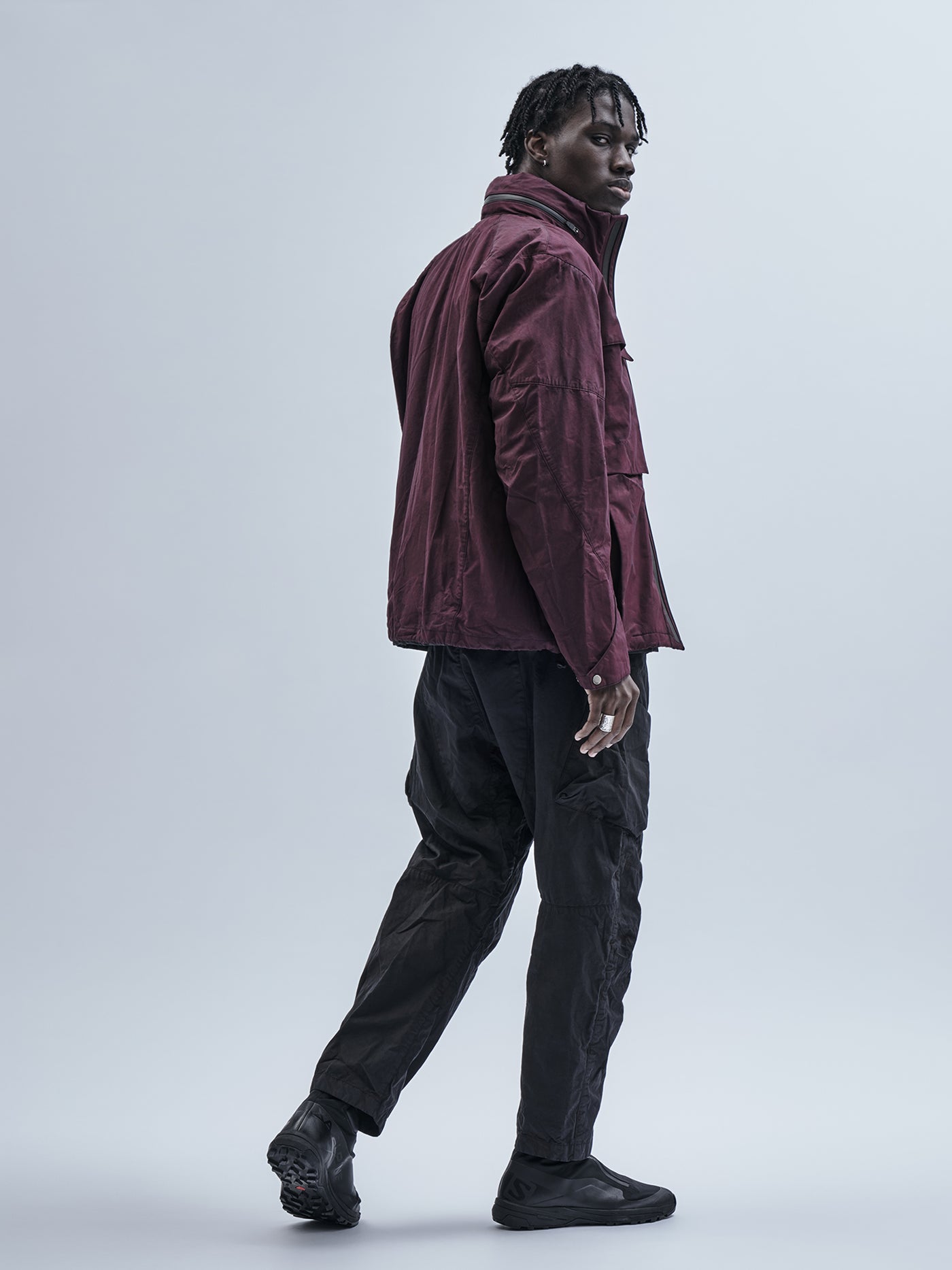 enfin levé - zehar jacket etaproof charcoal dye