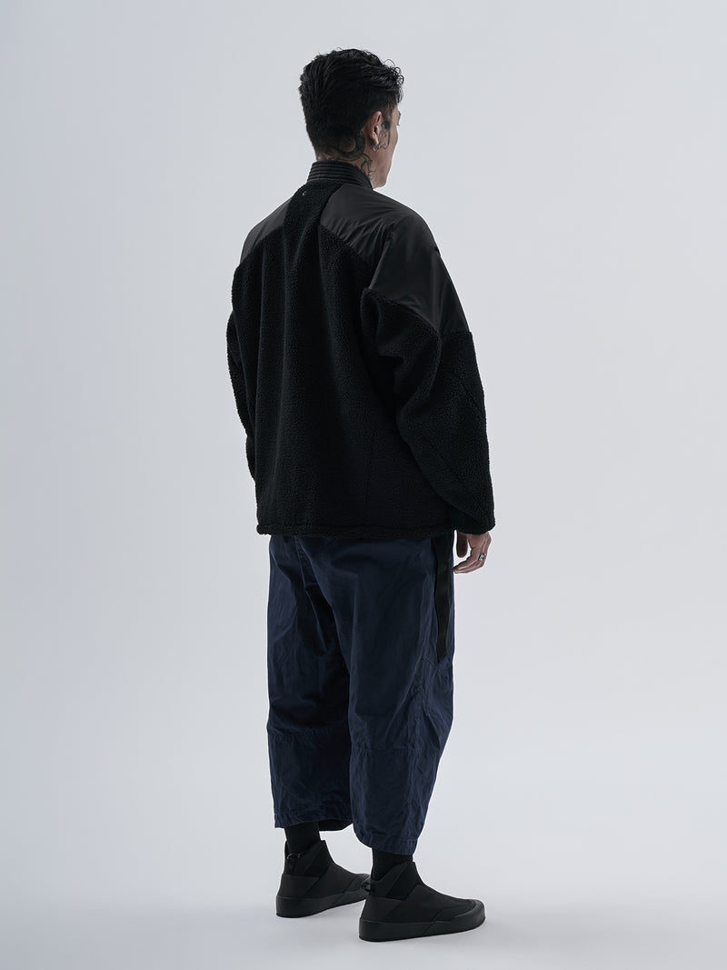 mendix noragi merino wool sherpa black – enfin levé