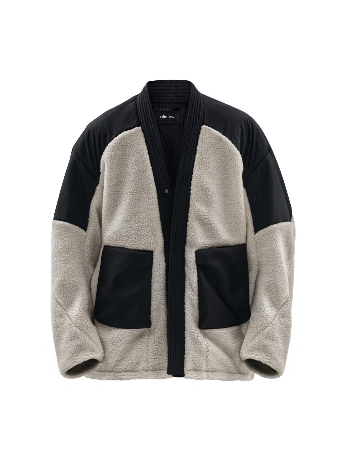 mendix noragi merino wool sherpa off white / black