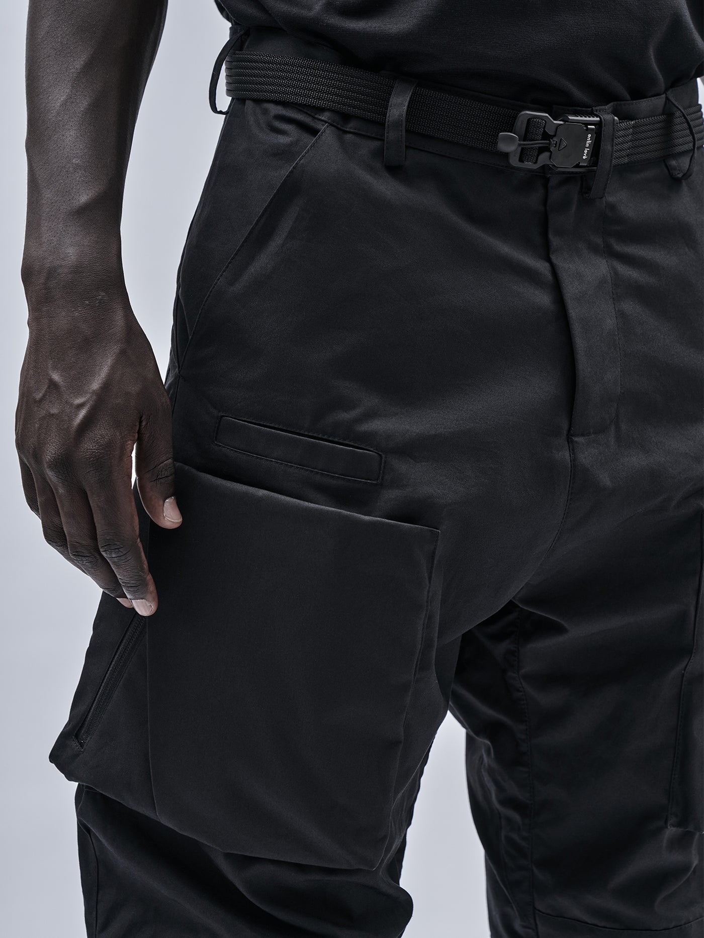 【MODERNIF】Rav Semi-Wide Slit Slacks Modal Rib LYR Wide Leg Pant | Splendid