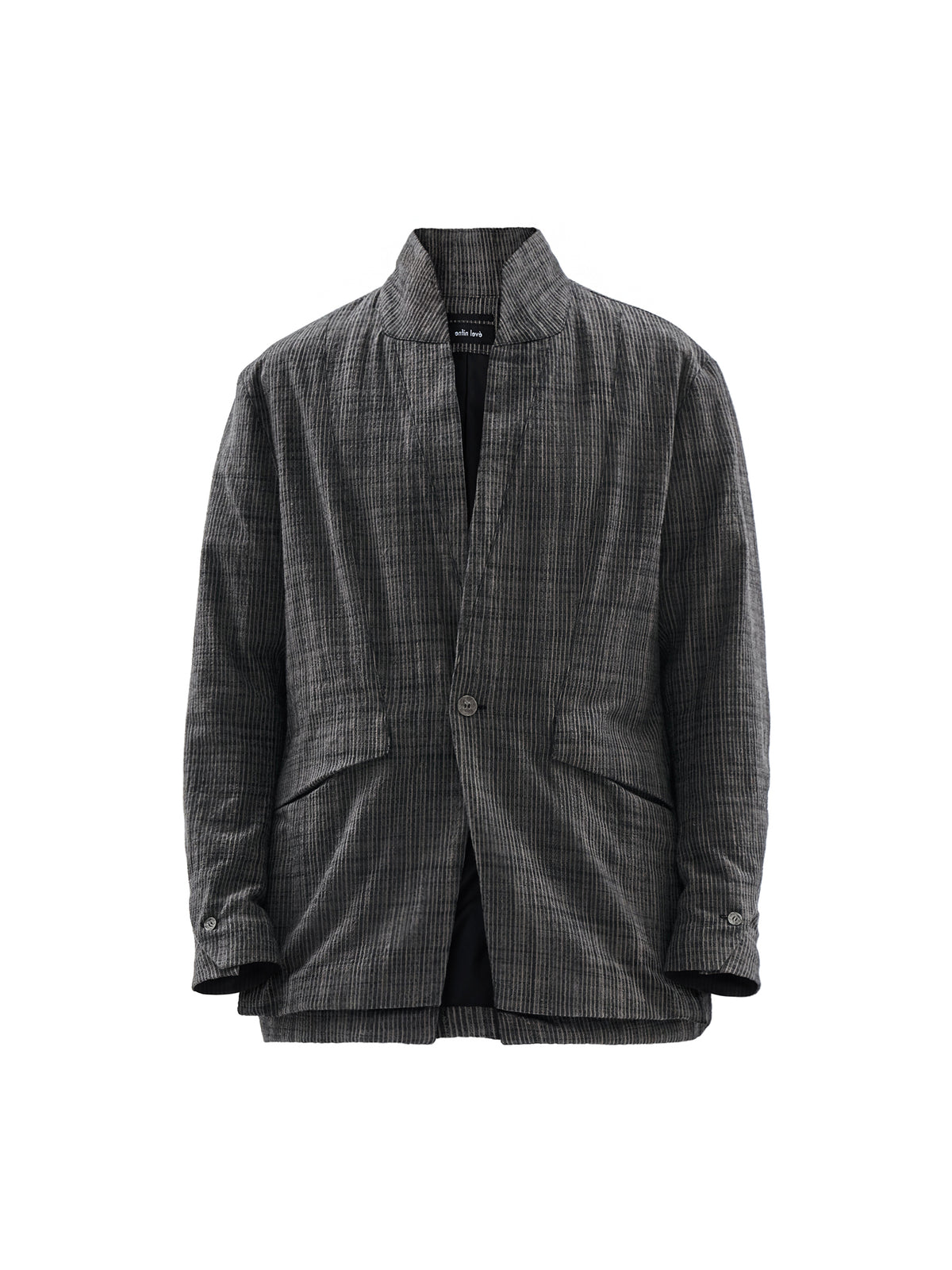 itxar blazer chalk stripe clay