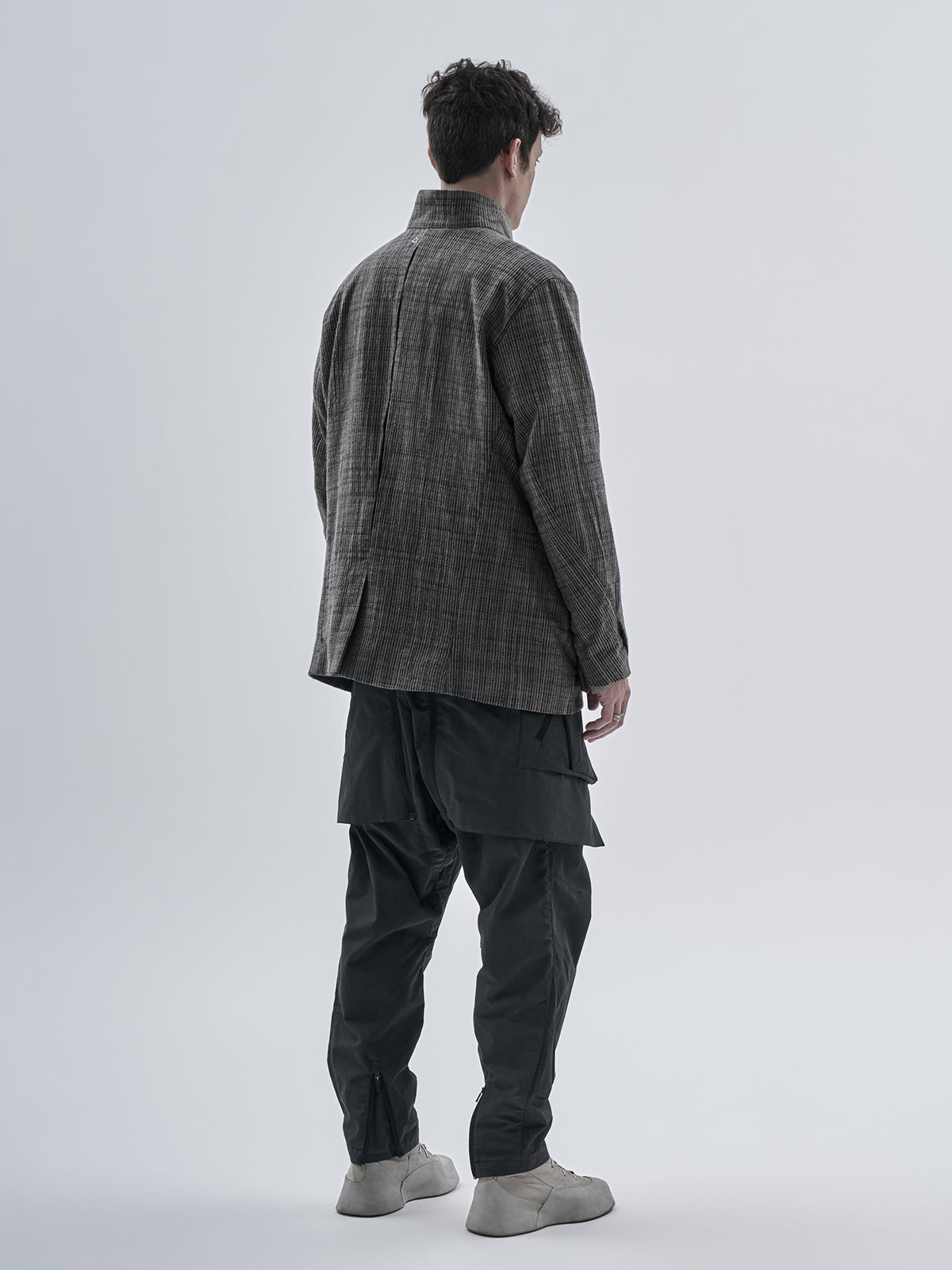 itxar blazer chalk stripe clay