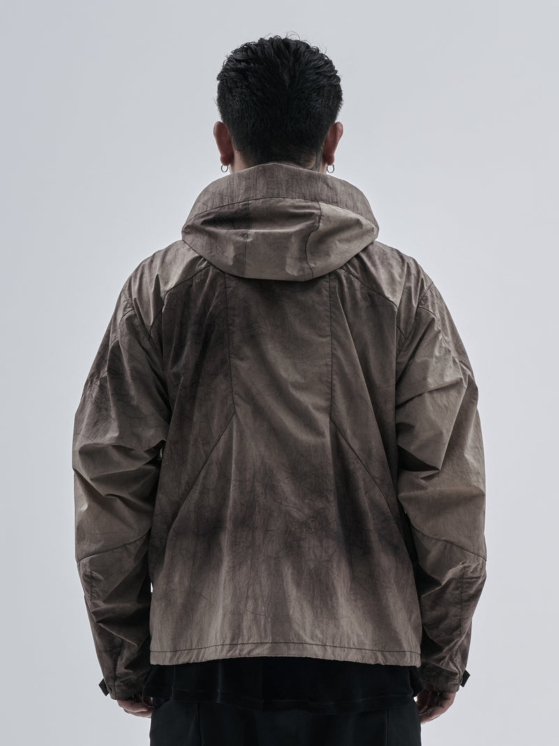 luken jacket cold dyed burnt sand