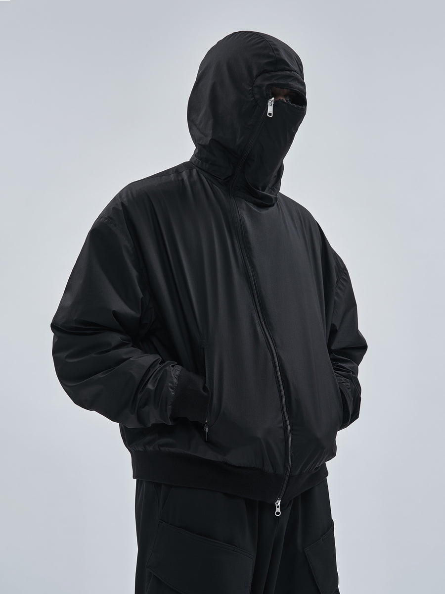 Full-coverage zip hood