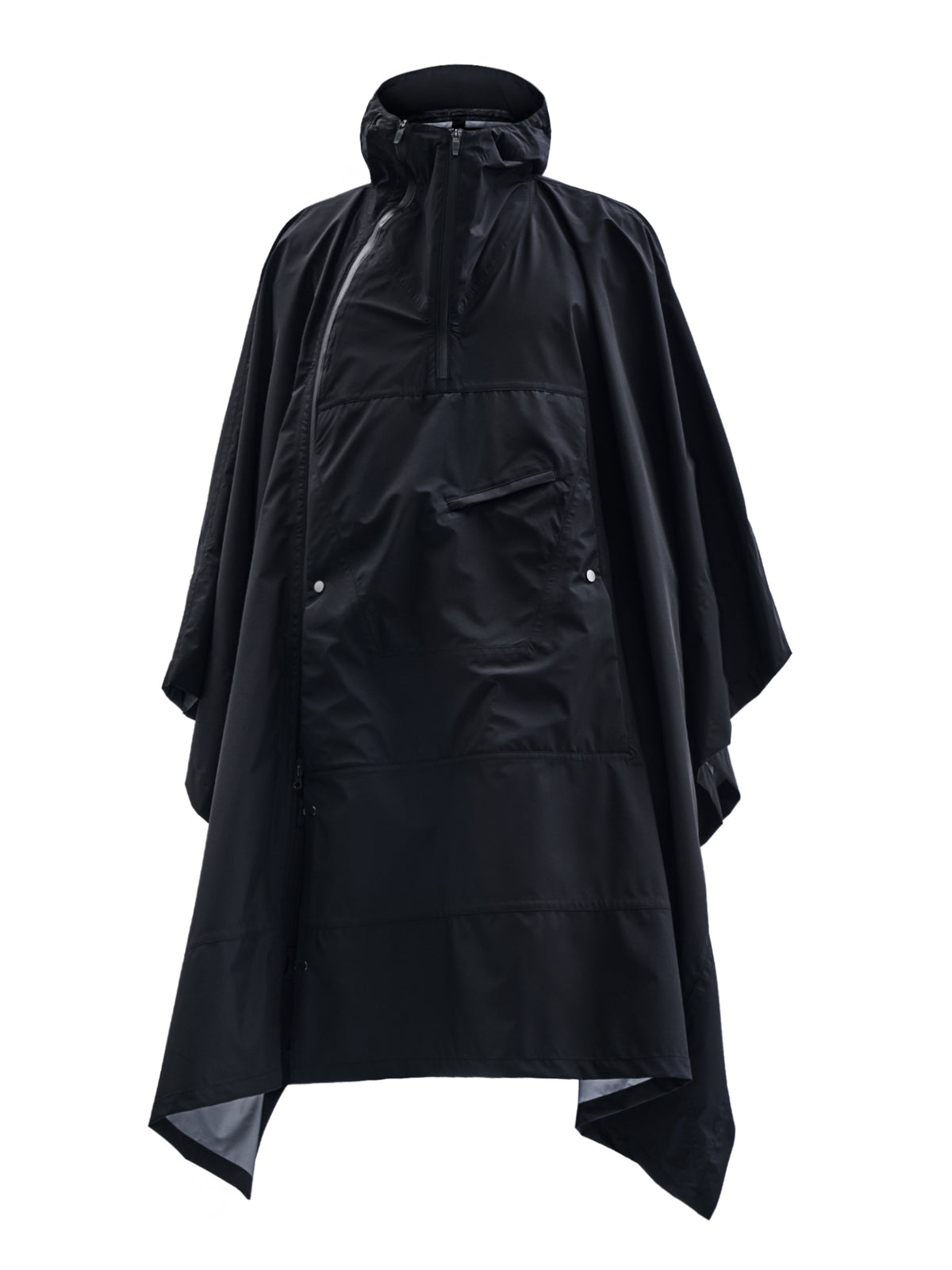 arin poncho schoeller allweather black