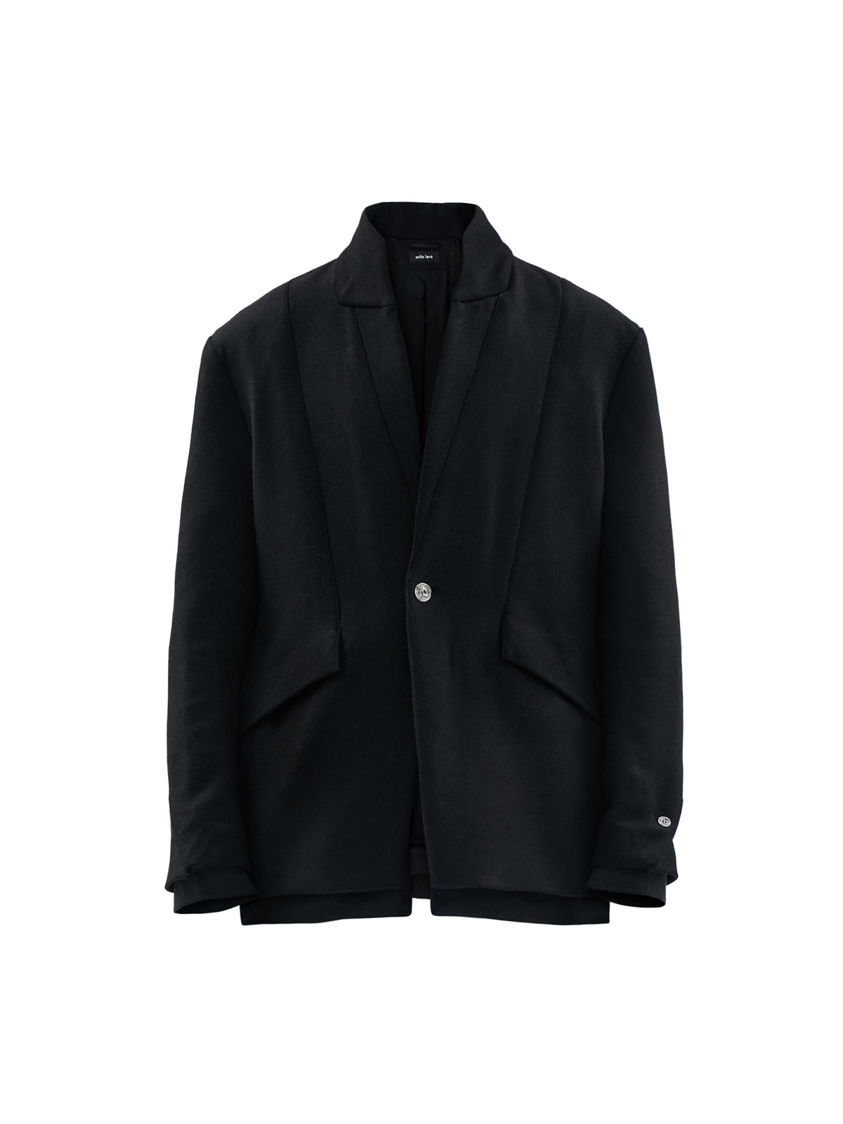 itxar blazer technical wool onyx