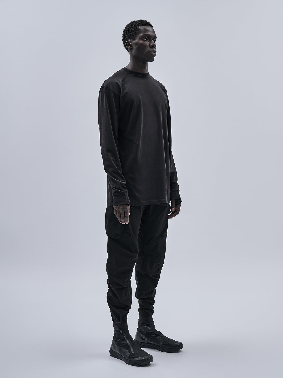 ameztu articulated cargo pants schoeller dryskin black // RTS