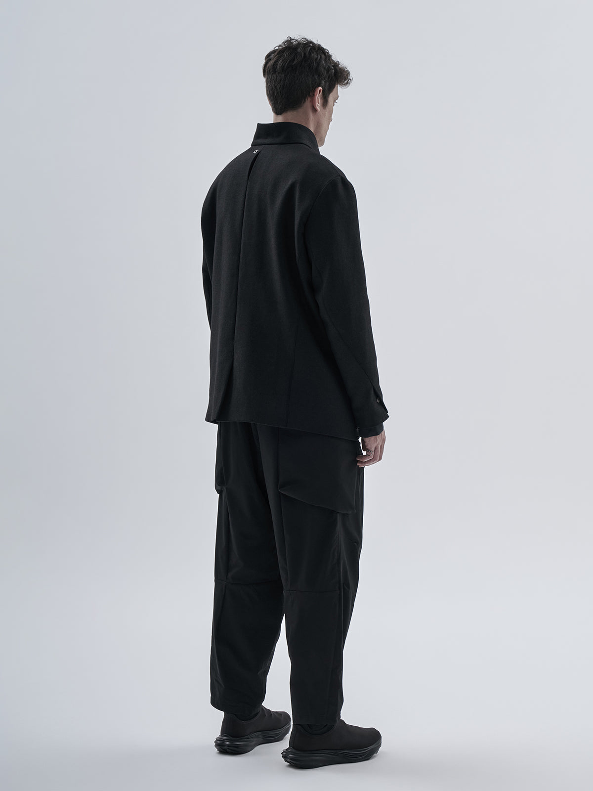 itxar blazer technical wool onyx