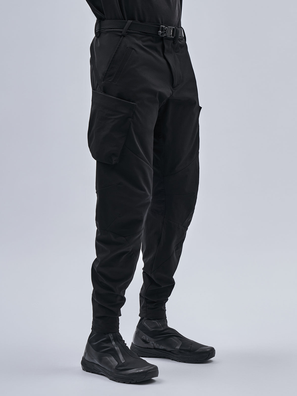 ameztu articulated cargo pants schoeller dryskin black // RTS