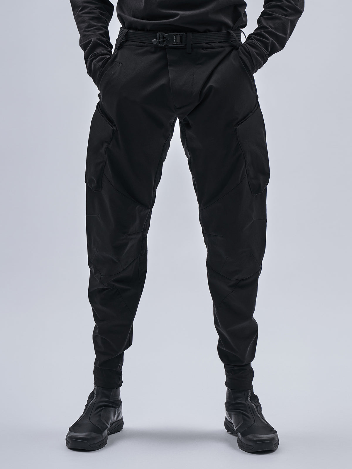 ameztu articulated cargo pants schoeller dryskin black // RTS