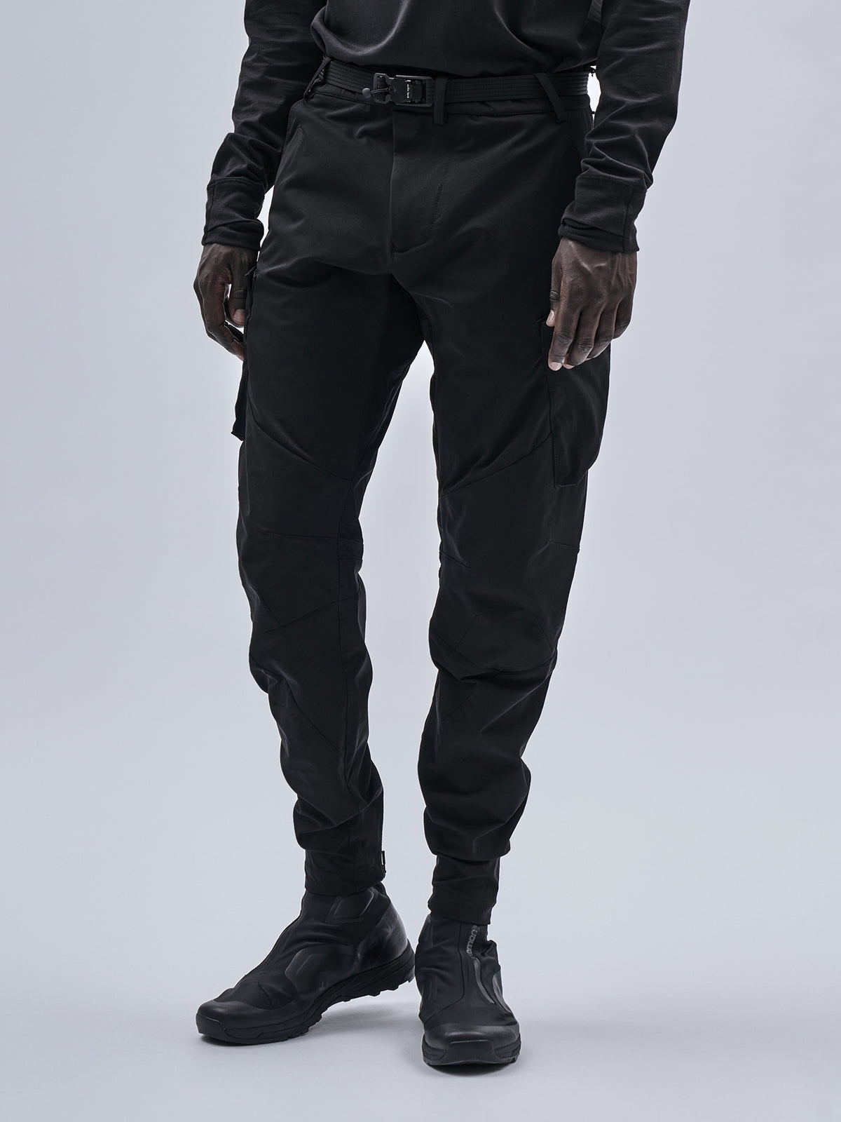 ameztu articulated cargo pants schoeller dryskin black // RTS