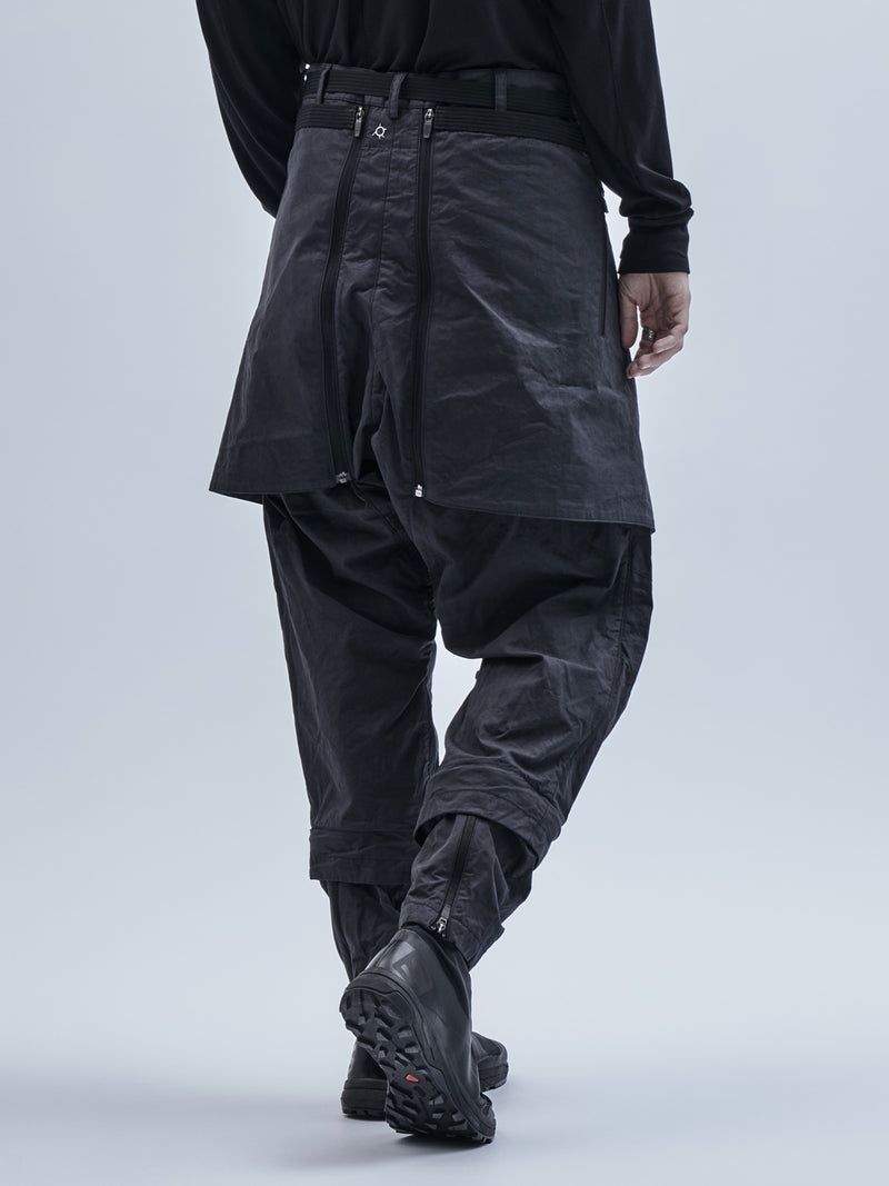 saieta cargo pants stotz etaproof charcoal dye