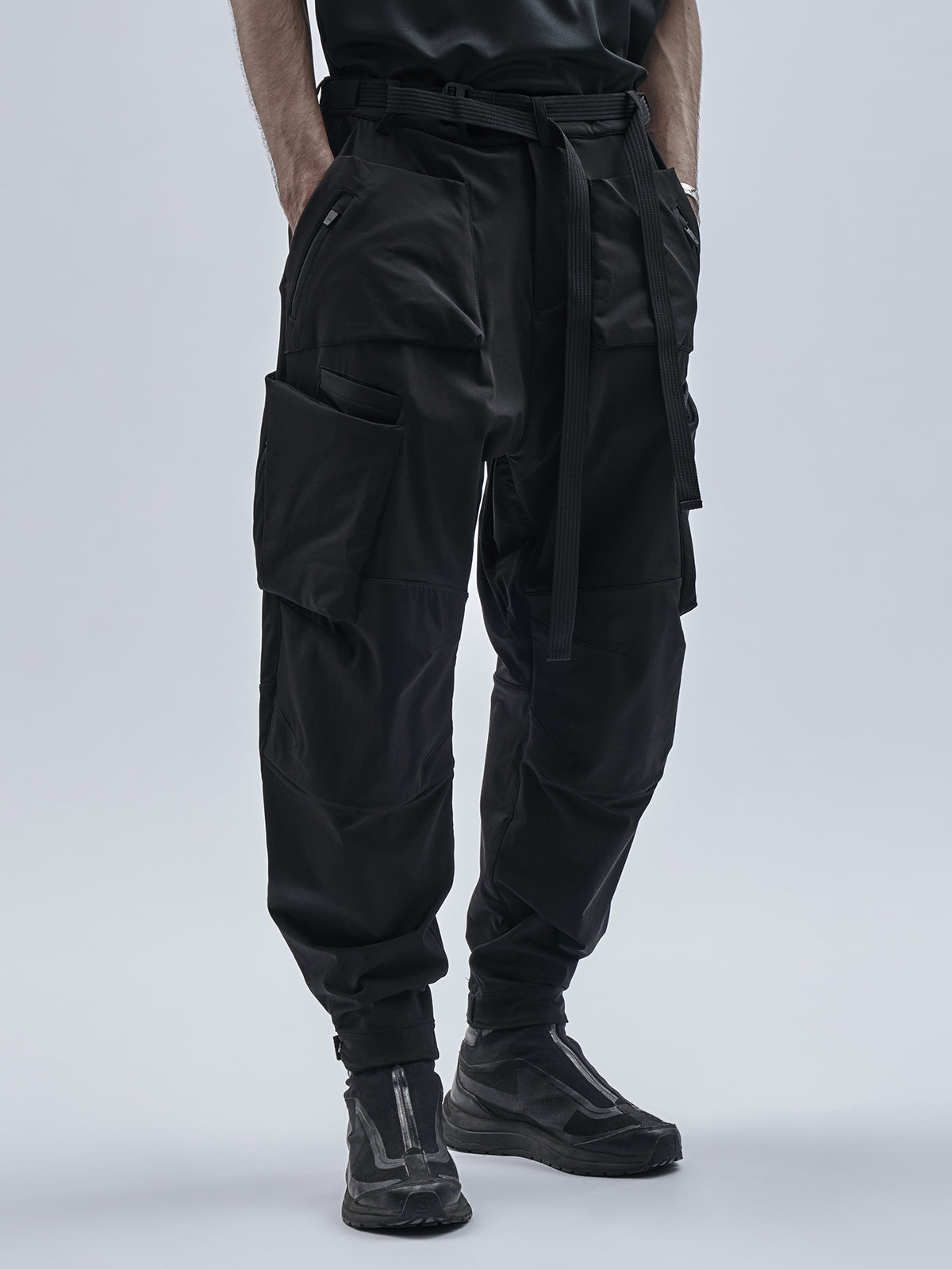 loratu cargo pants (XX) schoeller dryskin black