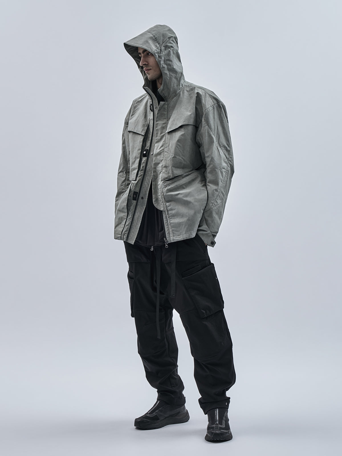 loratu cargo pants (XX) schoeller dryskin black