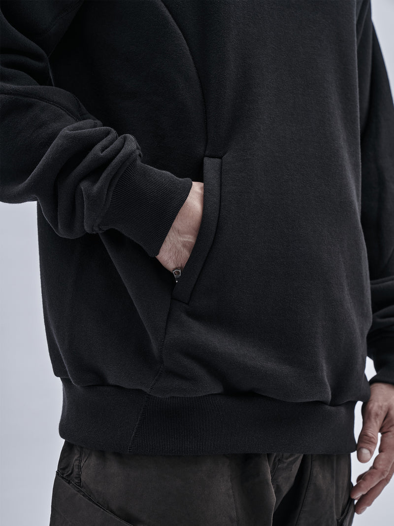 ehitu hoodie japanese jersey black