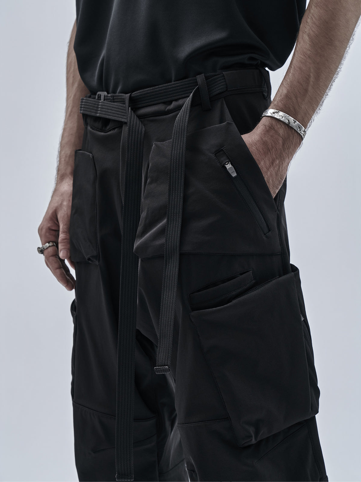 loratu cargo pants (XX) schoeller dryskin black