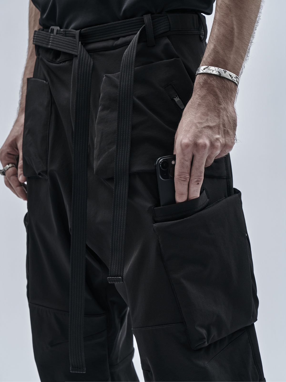 loratu cargo pants (XX) schoeller dryskin black