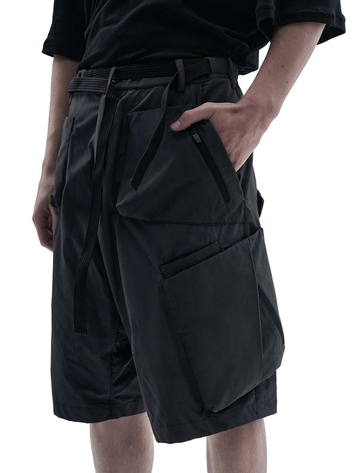 goratz shorts cold dyed grey