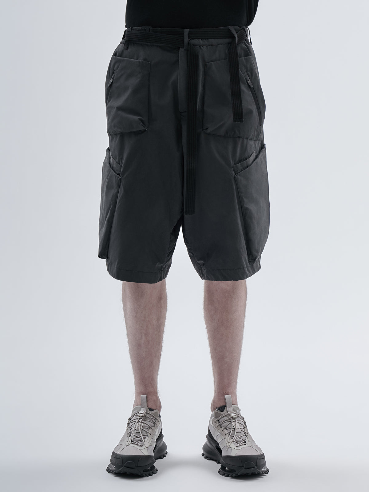 goratz shorts cold dyed grey