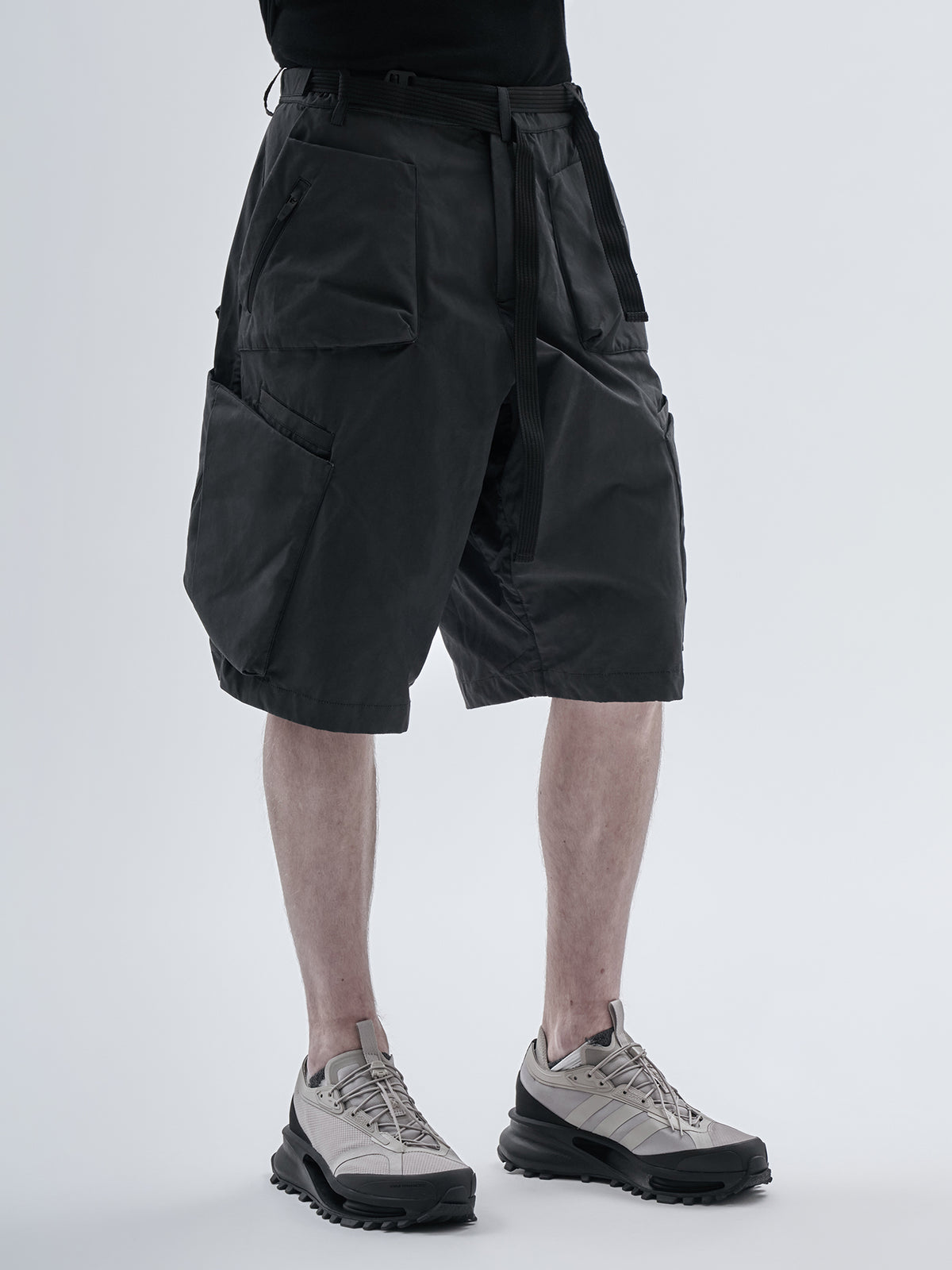 goratz shorts cold dyed grey