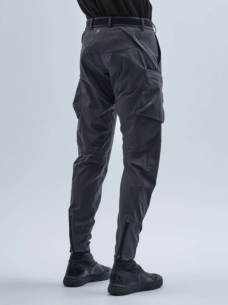 ameztu articulated cargo pants schoeller dryskin iron grey