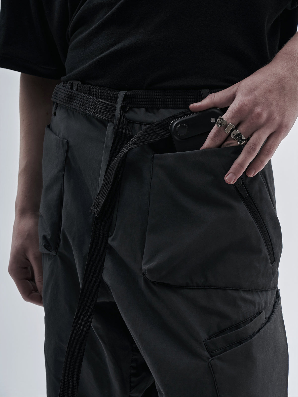 goratz shorts cold dyed grey