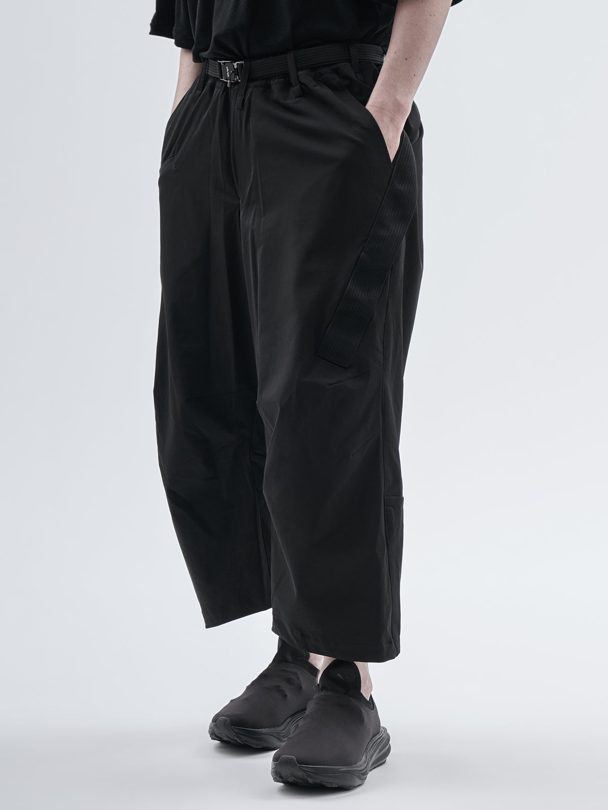haitz cropped pants schoeller dryskin black