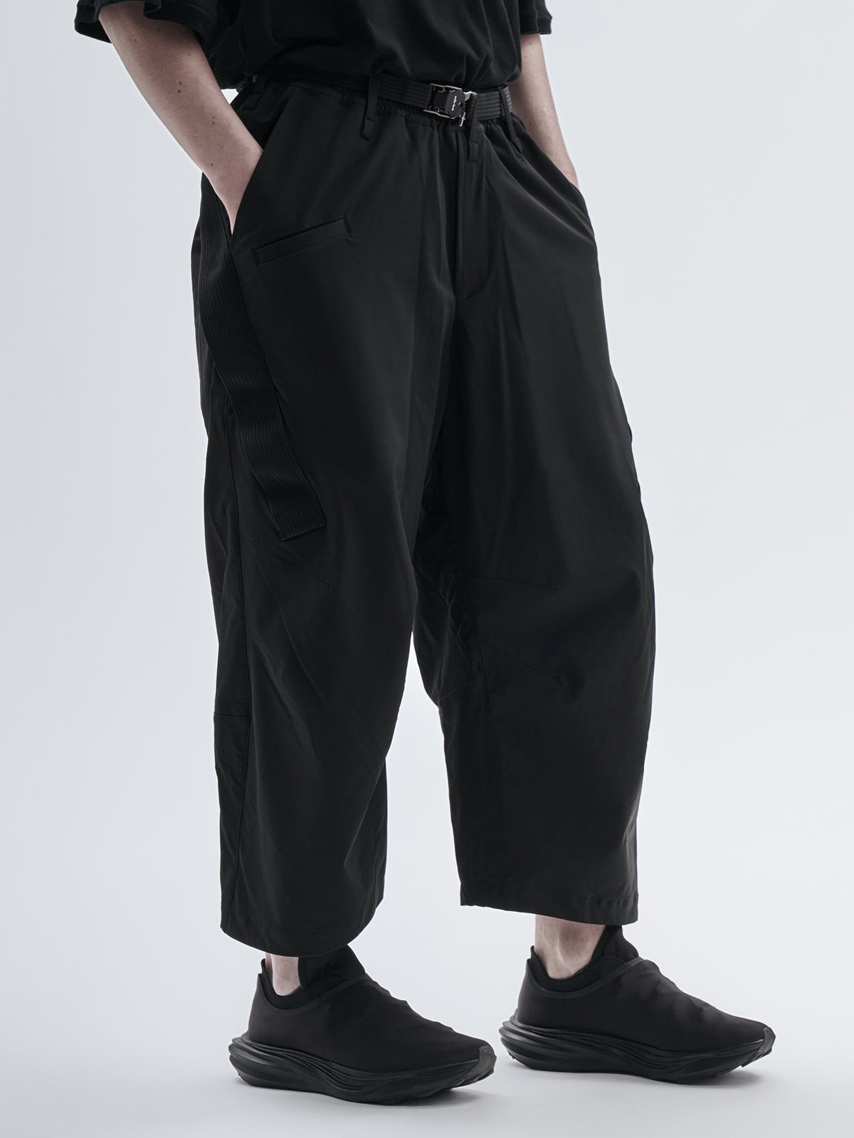 haitz cropped pants schoeller dryskin black