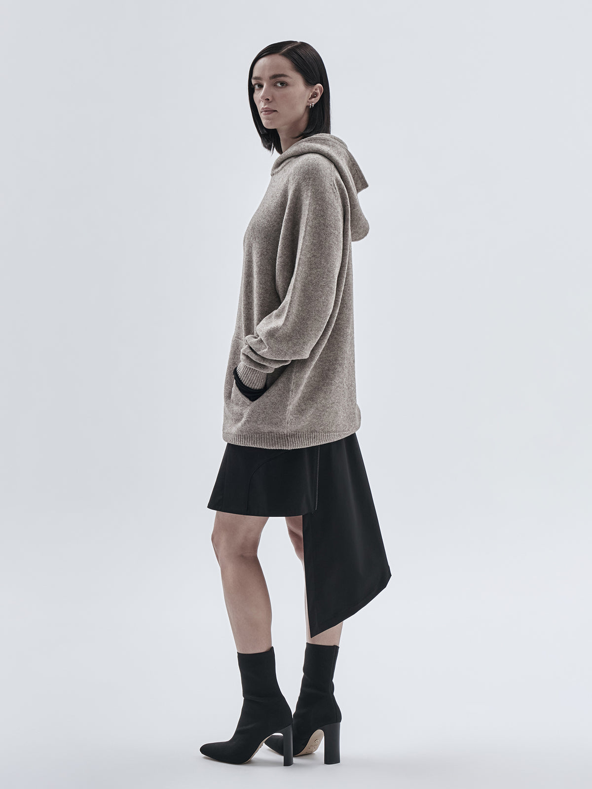 eztain skirt schoeller dryskin black