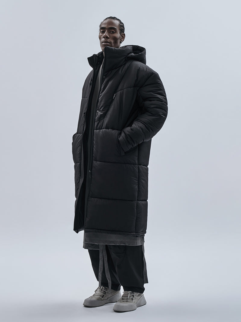 bihotz padded coat black