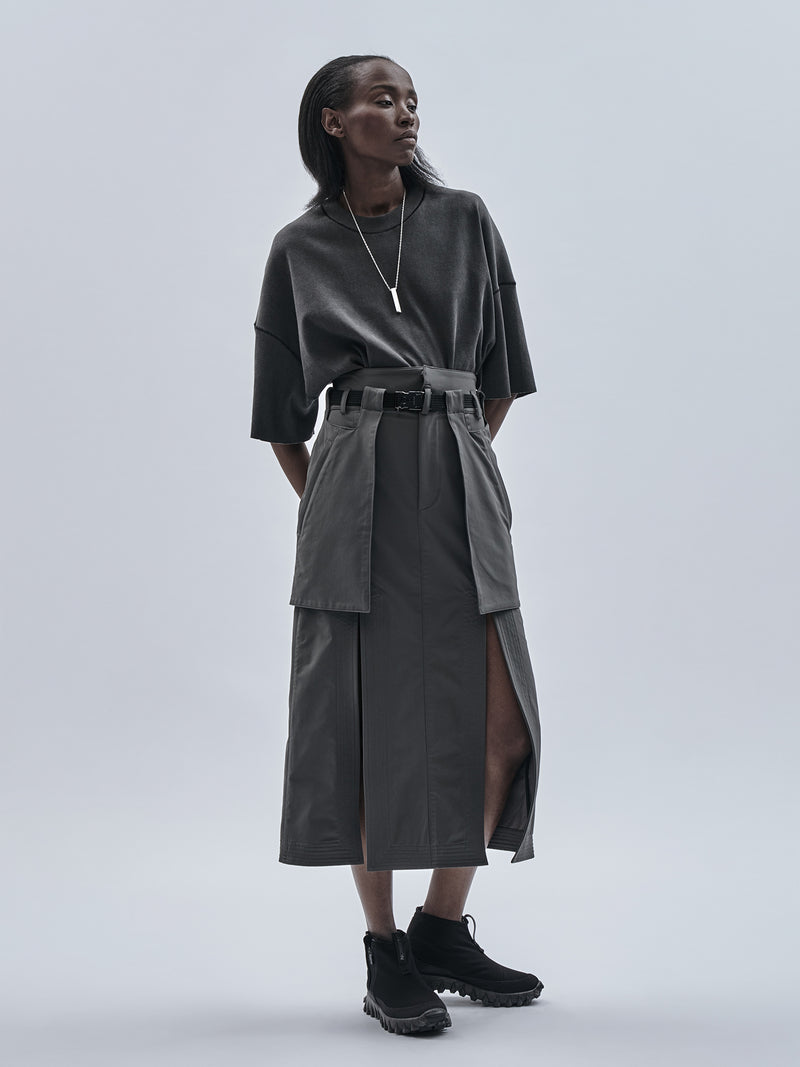 lainoa skirt schoeller dryskin grey