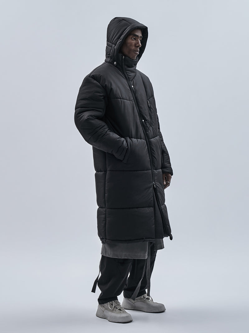 bihotz padded coat black