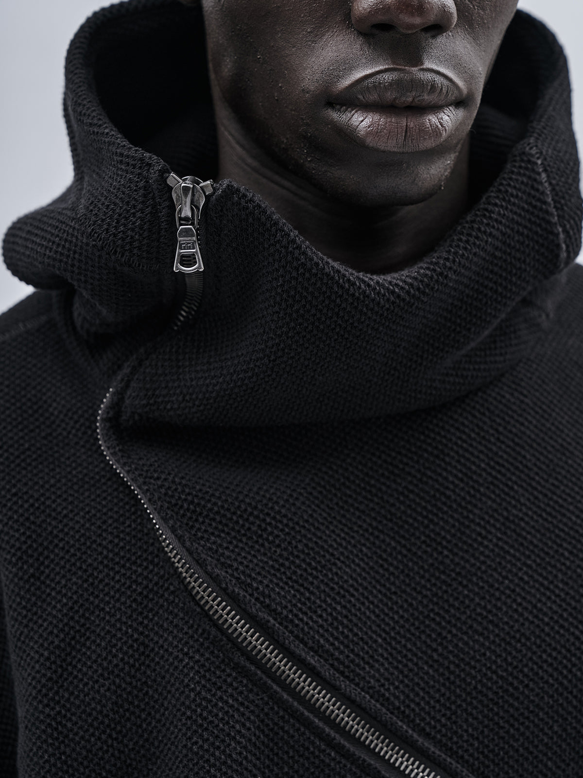 gurutze textured cotton hoodie