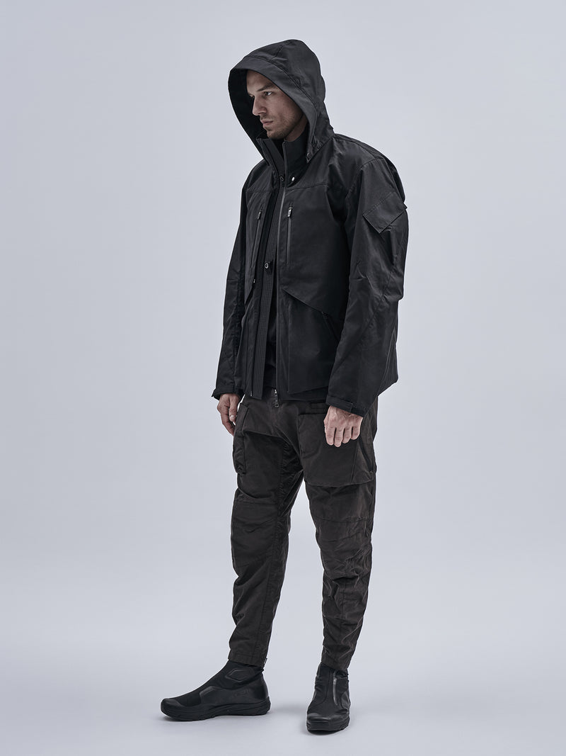 unai adjustable coat etaproof black