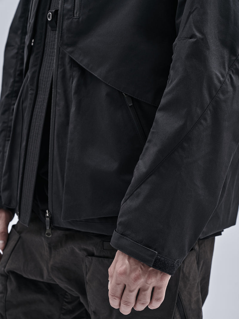 unai adjustable coat etaproof black