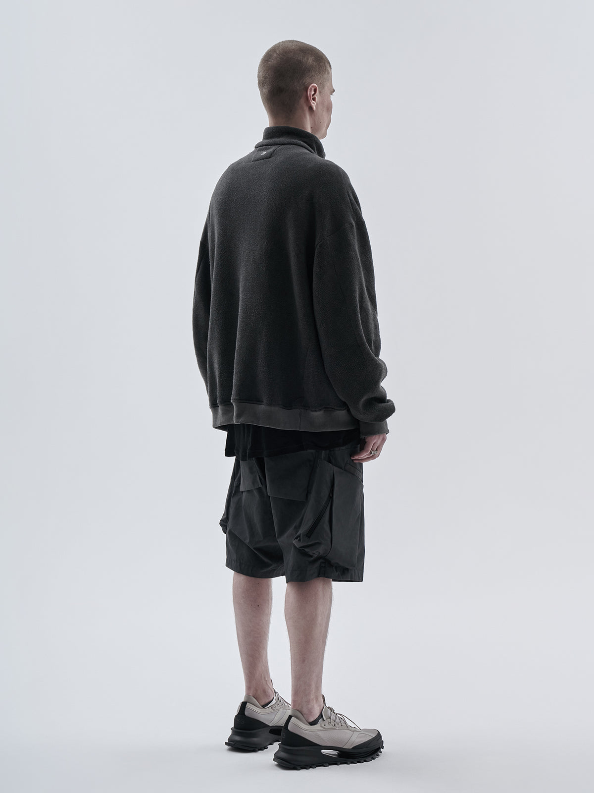 goratz shorts cold dyed grey