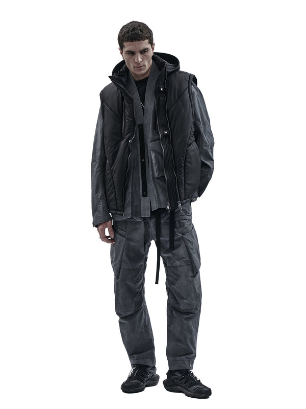 otzan padded vest black