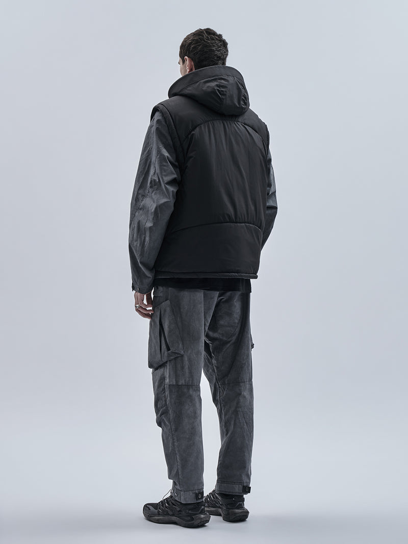 otzan padded vest black