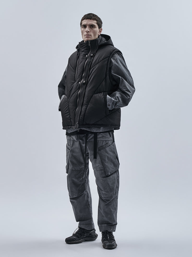 otzan padded vest black