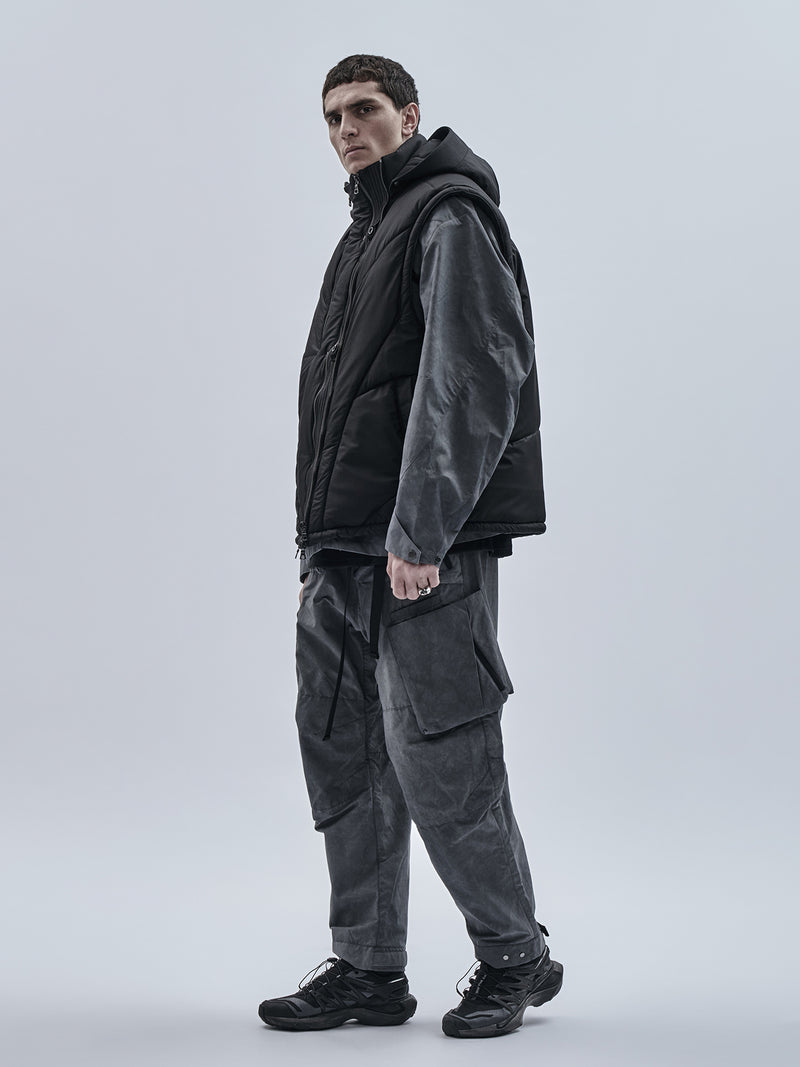 otzan padded vest black