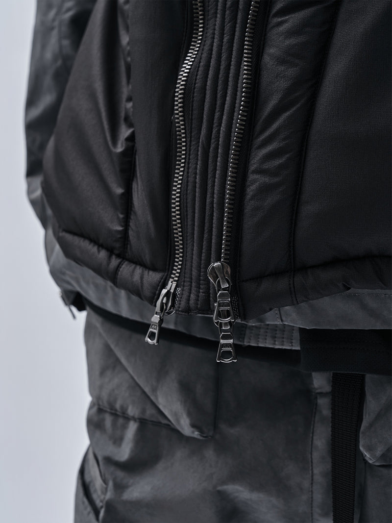otzan padded vest black