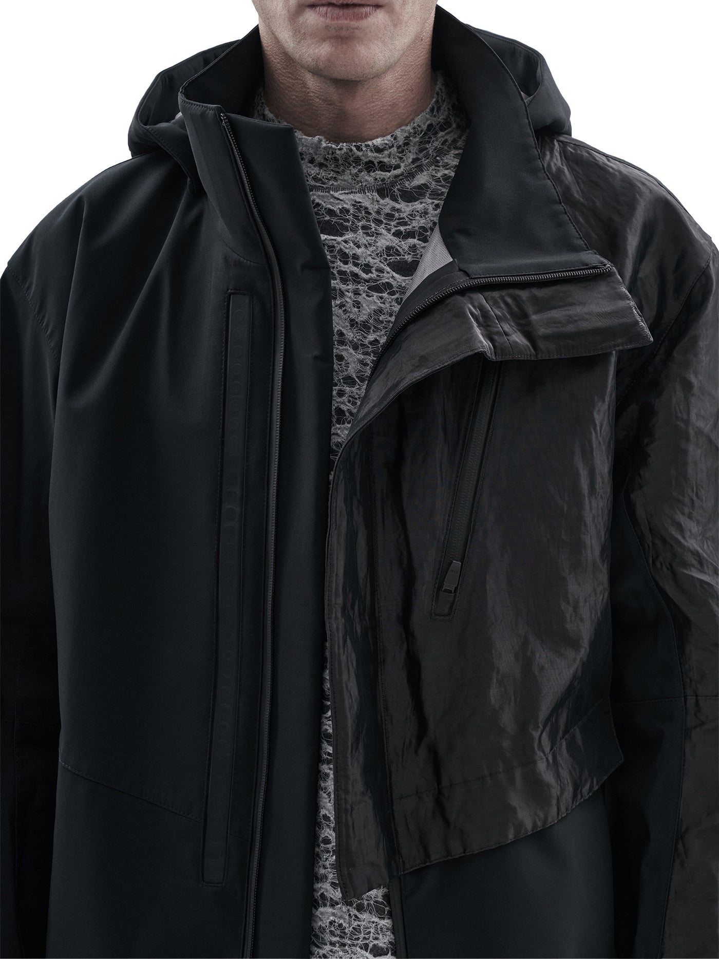 uhain jacket schoeller metal / allweather black – enfin levé